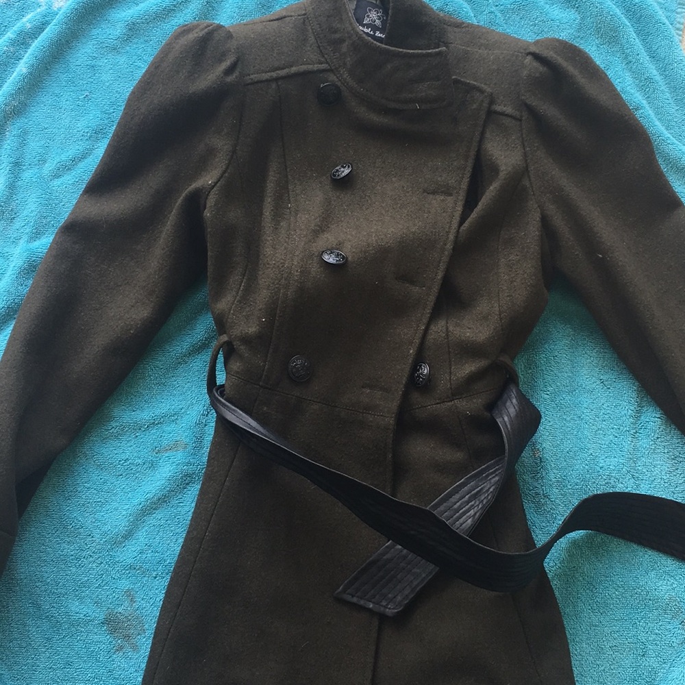 Olive color coat